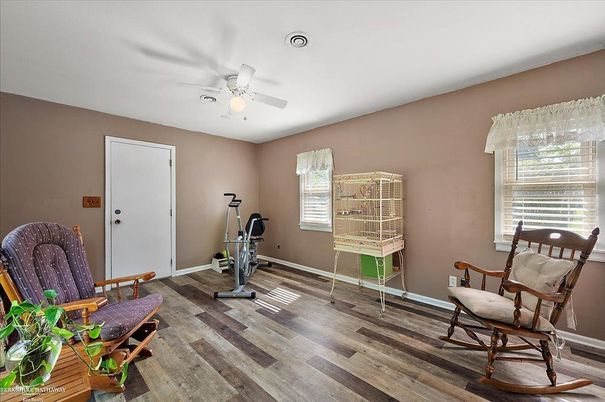 Fitness Equipment, Interior, Wood Texture Flooring