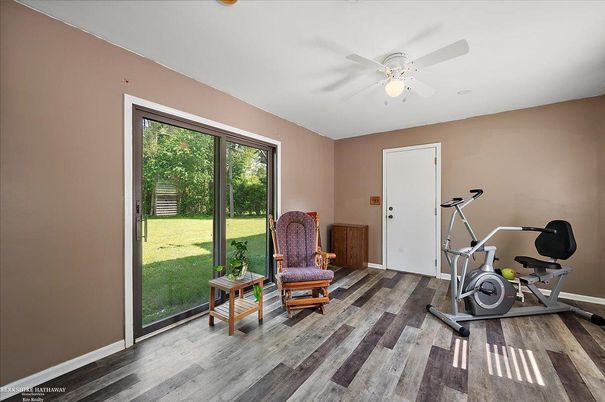 Fitness Equipment, Interior, Wood Texture Flooring
