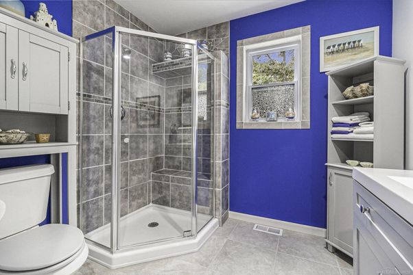 Bathroom, Glass Shower, Interior