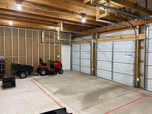 Garage, Interior, Wooden Beams, Wooden Ceilings