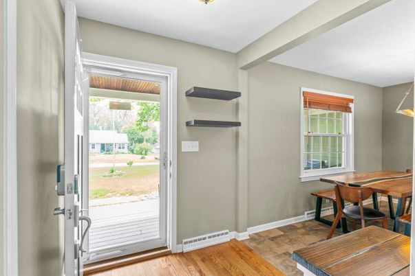 Dining room, Interior, Wood Texture Flooring