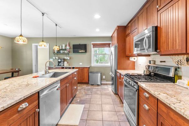 Interior, Kitchen, Pendant Lights, Recessed Lighting