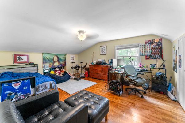 Home Office, Interior, Wood Texture Flooring