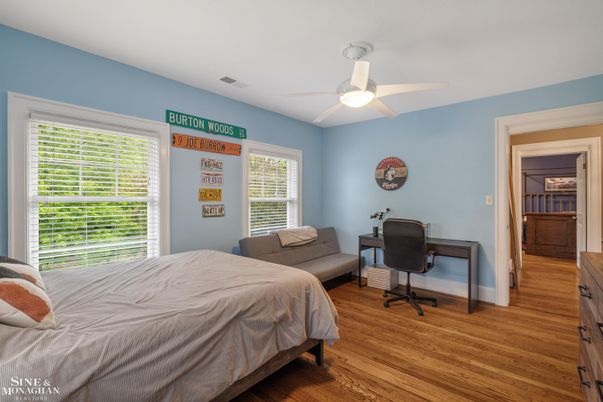 Bedroom, Home Office, Interior, Wood Texture Flooring