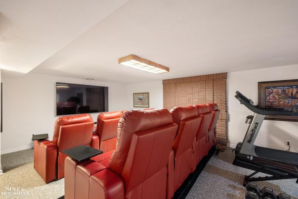 Home Theatre Room, Fitness Equipment, Interior