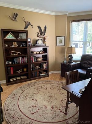 Home Office, Interior, Wood Texture Flooring