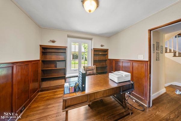 Home Office, Interior, Wood Texture Flooring