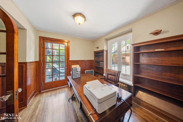 Home Office, Interior, Wood Texture Flooring