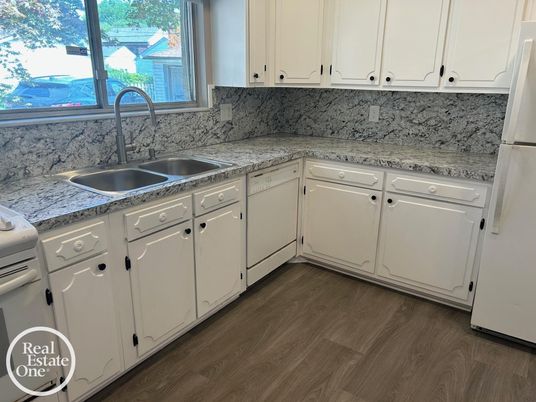 Interior, Kitchen, Wood Texture Flooring