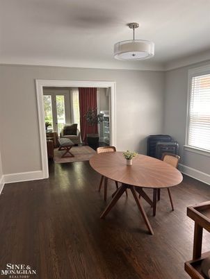 Dining room, Interior, Wood Texture Flooring