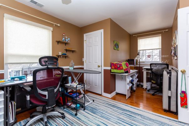 Home Office, Interior, Wood Texture Flooring