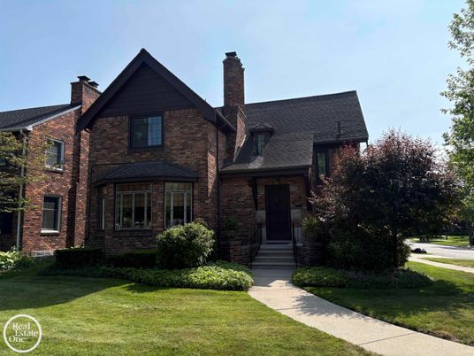 Exterior, Facade, Brick Facade, Tudor Revival