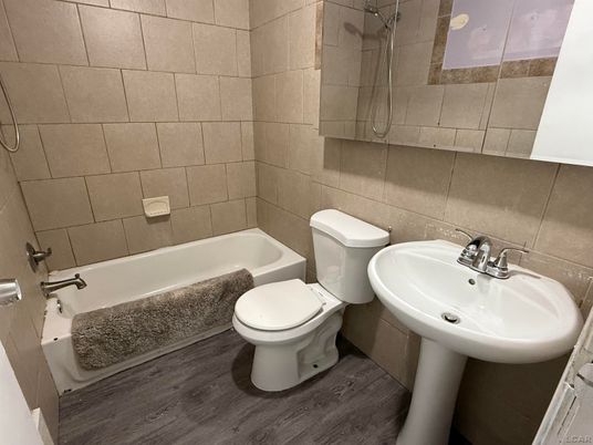Bathroom, Interior, Wood Texture Flooring