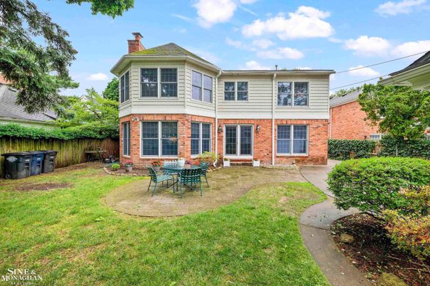 Backyard, Exterior, Facade, Brick Facade, Queen Anne Victorian