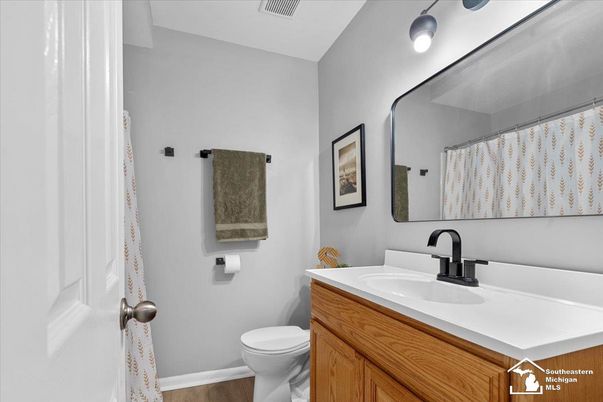 Bathroom, Interior, Wood Texture Flooring