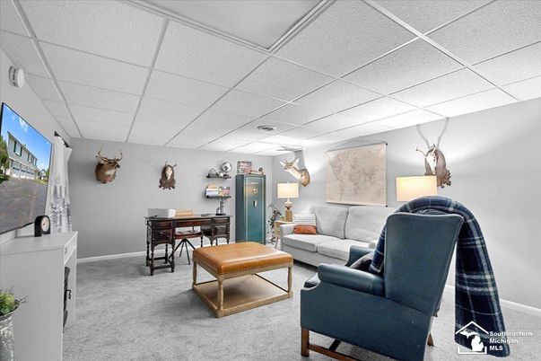 Home Office, Interior, Living room
