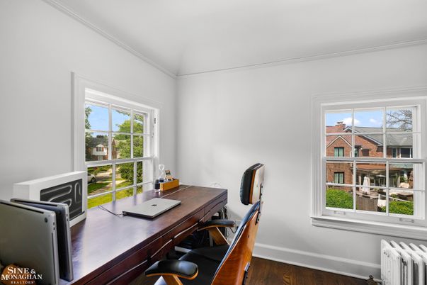 Home Office, Interior, Wood Texture Flooring
