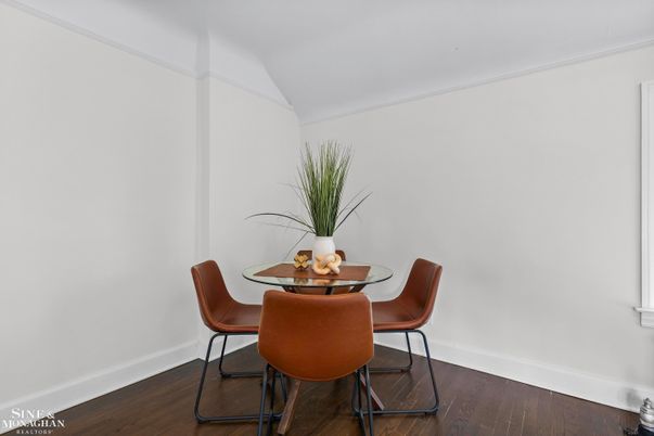 Dining room, Interior, Wood Texture Flooring