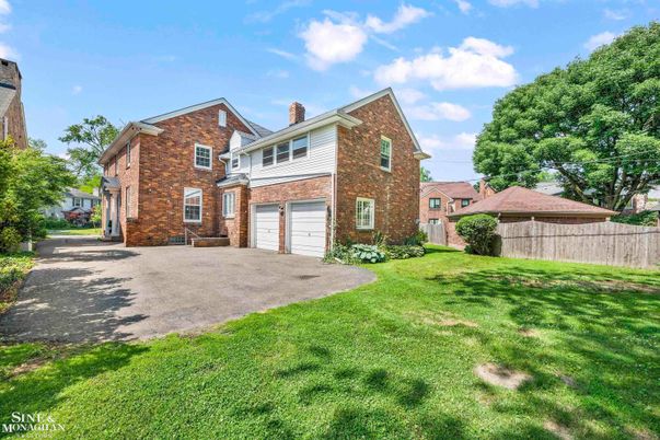 Attached, Exterior, Facade, Brick Facade, Tudor Revival