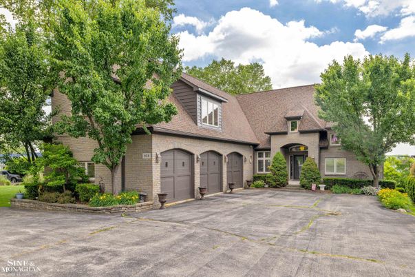 Attached, Exterior, Facade, Brick Facade, French Provincial