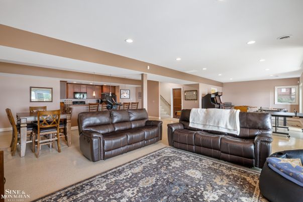 Dining room, Interior, Kitchen, Living room, Pendant Lights, Recessed Lighting