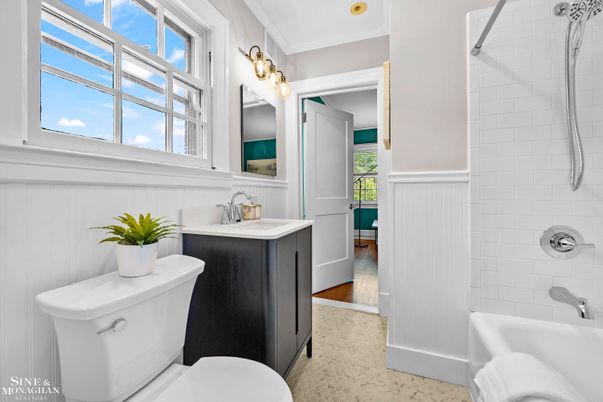 Bathroom, Interior, Wood Texture Flooring