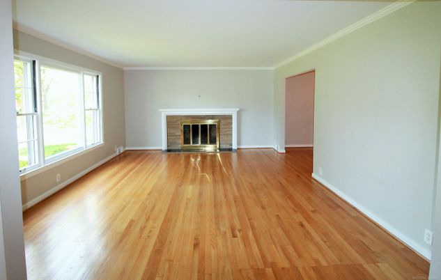Empty room, Fireplace, Interior, Wood Texture Flooring
