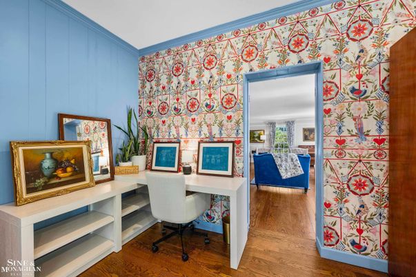 Home Office, Interior, Wood Texture Flooring
