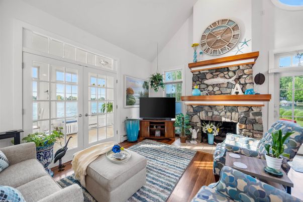 Fireplace, Interior, Living room, Wood Texture Flooring
