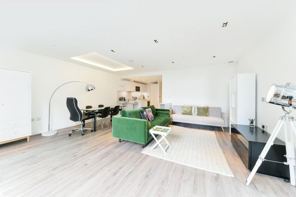 Home Office, Interior, Living room, Recessed Lighting, Wood Texture Flooring