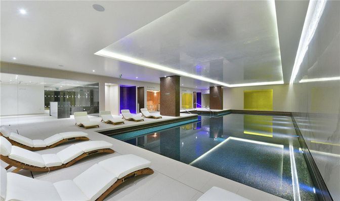 Interior, Pool, Recessed Lighting