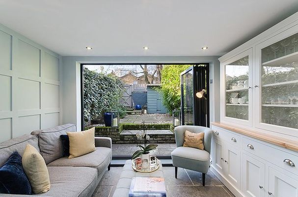 Interior, Living room, Recessed Lighting