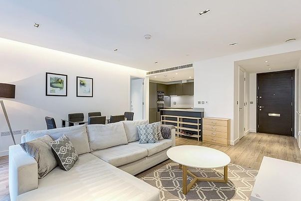 Dining room, Interior, Kitchen, Living room, Recessed Lighting, Stainless Steel Appliances, Wood Texture Flooring