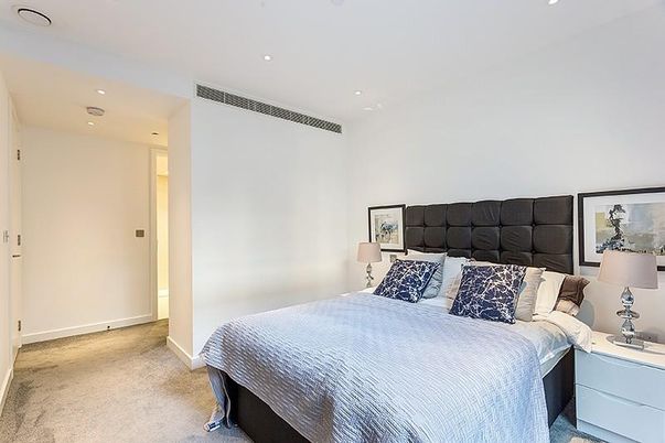 Bedroom, Interior, Recessed Lighting