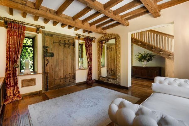 Interior, Wooden Beams, Wood Texture Flooring