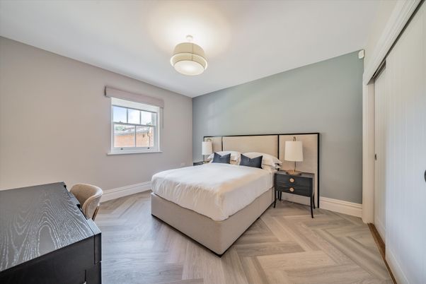 Bedroom, Interior, Wood Texture Flooring