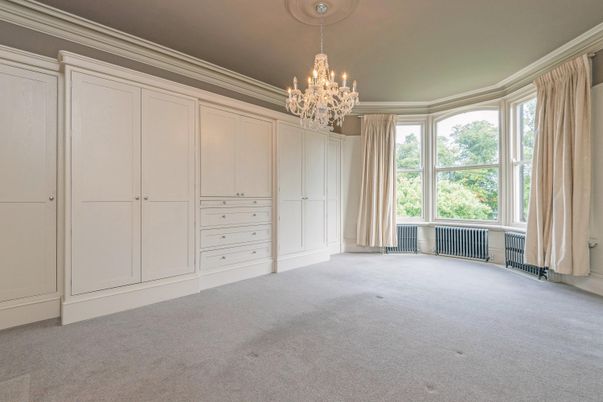 Chandelier, Empty room, Interior