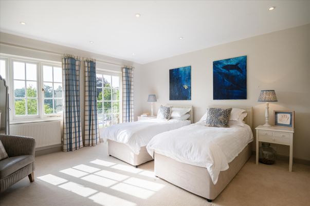 Bedroom, Interior, Recessed Lighting