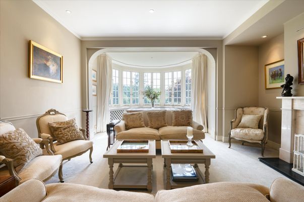 Interior, Living room, Recessed Lighting
