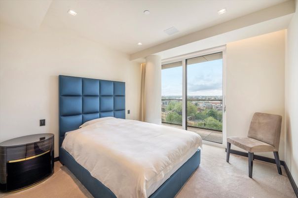 Bedroom, Interior, Recessed Lighting