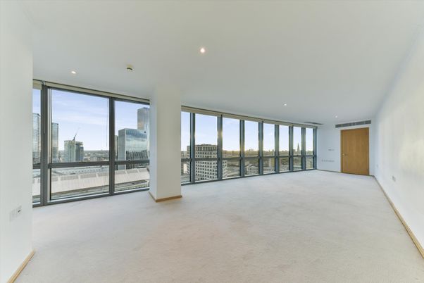 Empty room, Interior, Recessed Lighting