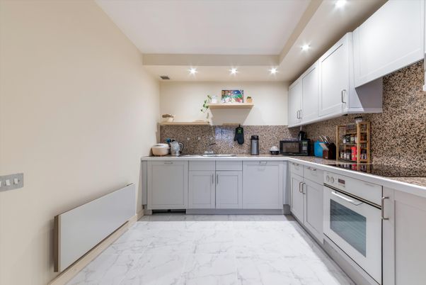 Interior, Kitchen, Marble, Recessed Lighting