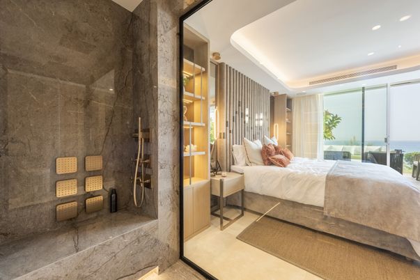Bedroom, Interior, Recessed Lighting, Water