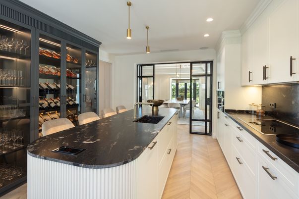Dining room, Interior, Kitchen, Pendant Lights, Recessed Lighting