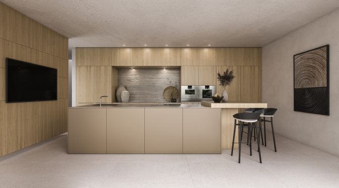 Interior, Kitchen, Recessed Lighting
