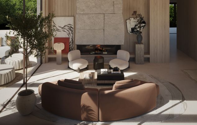Fireplace, Interior, Living room