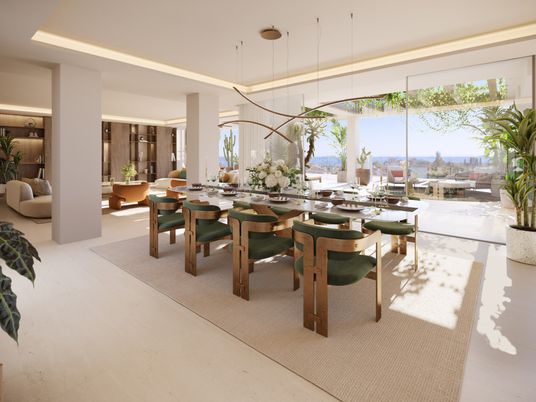 Dining room, Interior, Pendant Lights