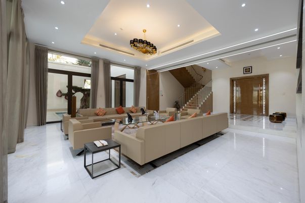 Interior, Living room, Marble, Recessed Lighting