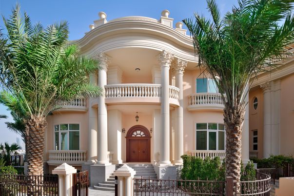 Exterior, Facade, Mediterranean