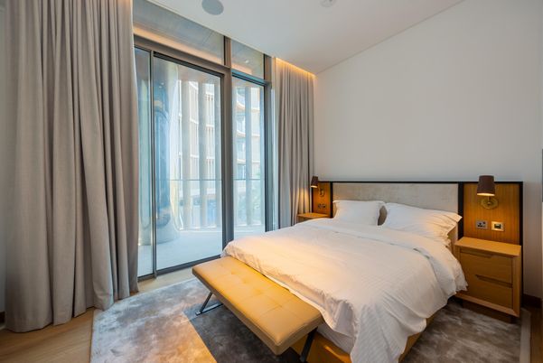 Bedroom, Interior, Wood Texture Flooring